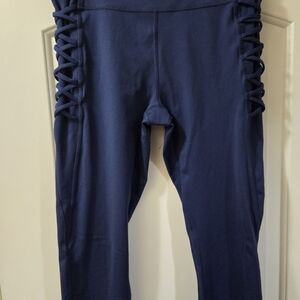 All in motion leggings, blue medium very good shape